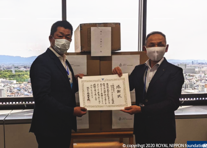 堺市役所への資材・備品の寄付提供