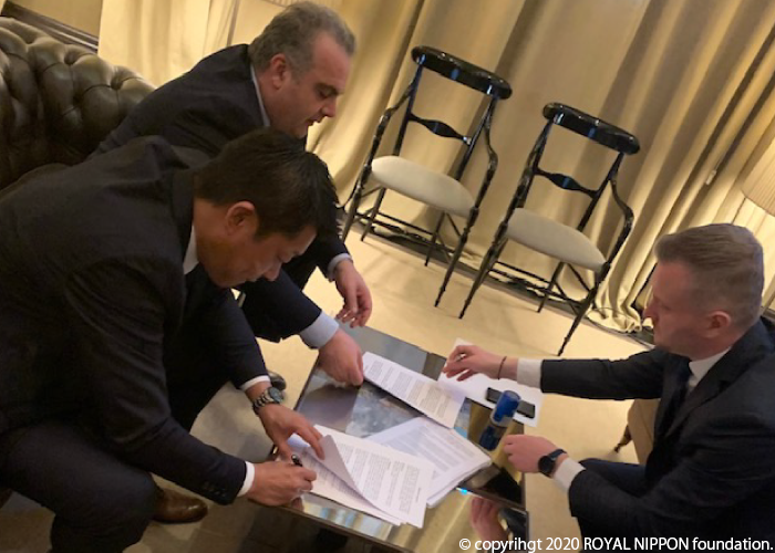 海外財団「レジーナパシアス財団」との業務提携