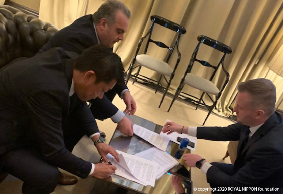 バチカン市国が管轄する海外財団とアジア初となる業務提携を締結